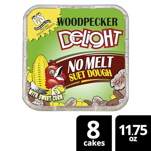 CS Woodpecker Delight no-melt formula stays solid up to 100°F.
