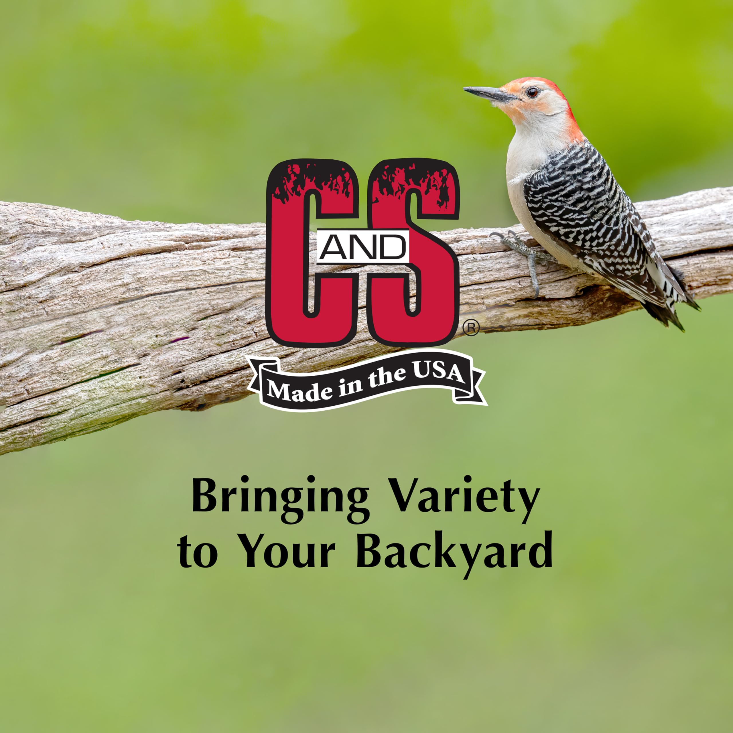 C&S Woodpecker Suet Treat wrap removal for easy serving.