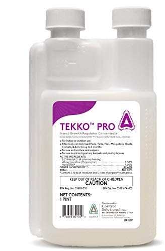 CSI Tekko Pro IGR application on furniture for long-lasting pest management.
