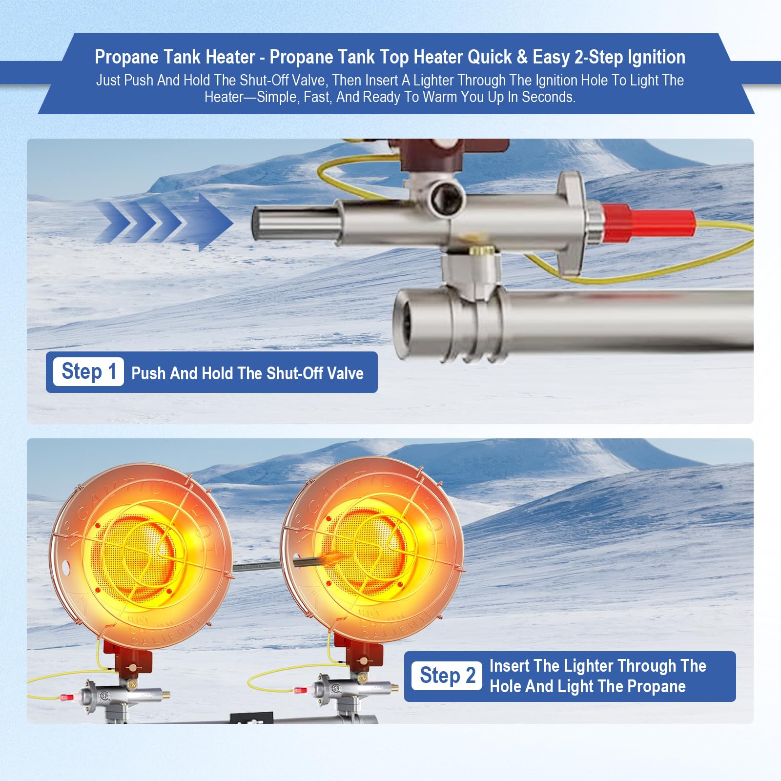 CSZKJXPA portable outdoor heater offers lightweight, easy setup for travel
