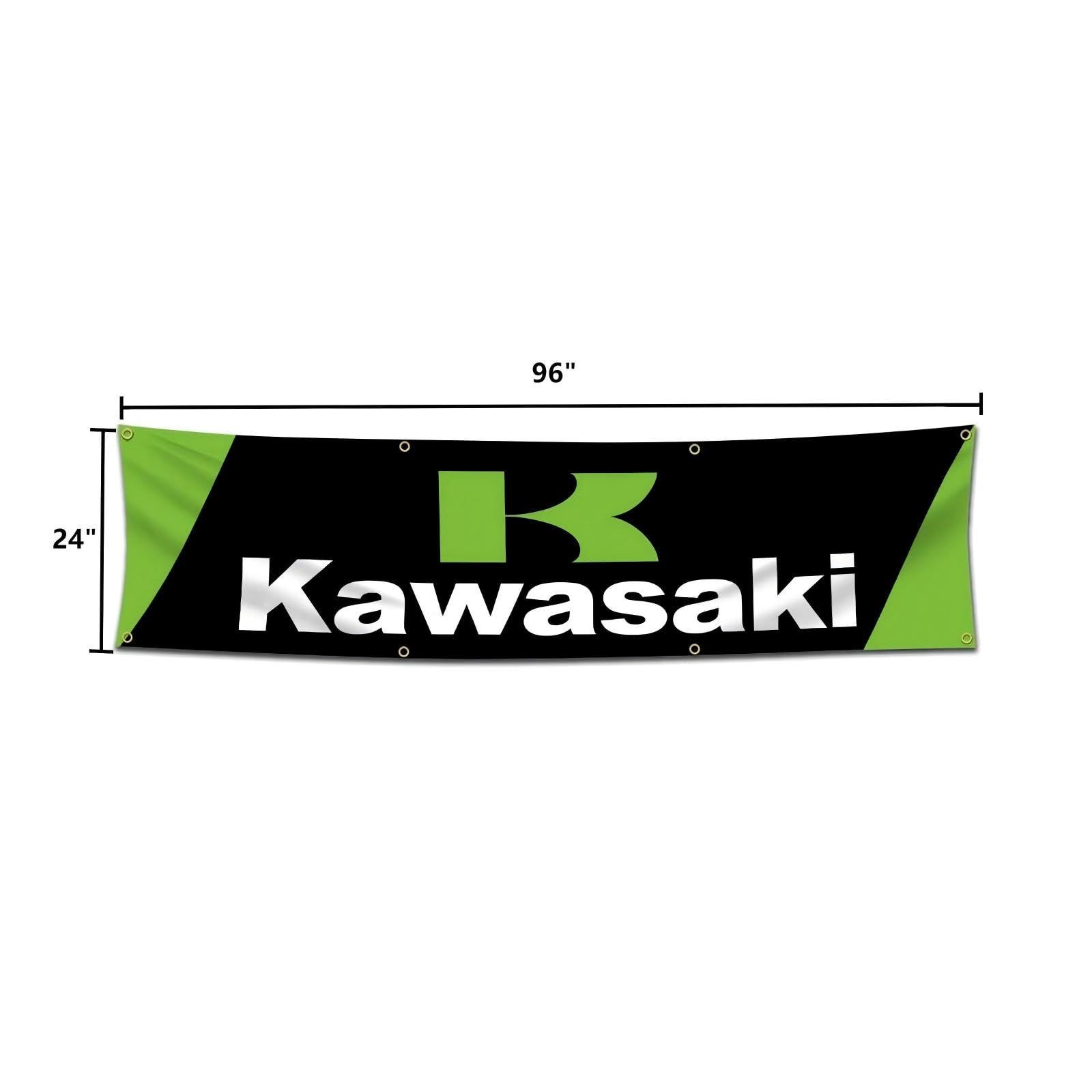 Ctemnpho flag banner green decor for garage or dorm, vibrant color retention