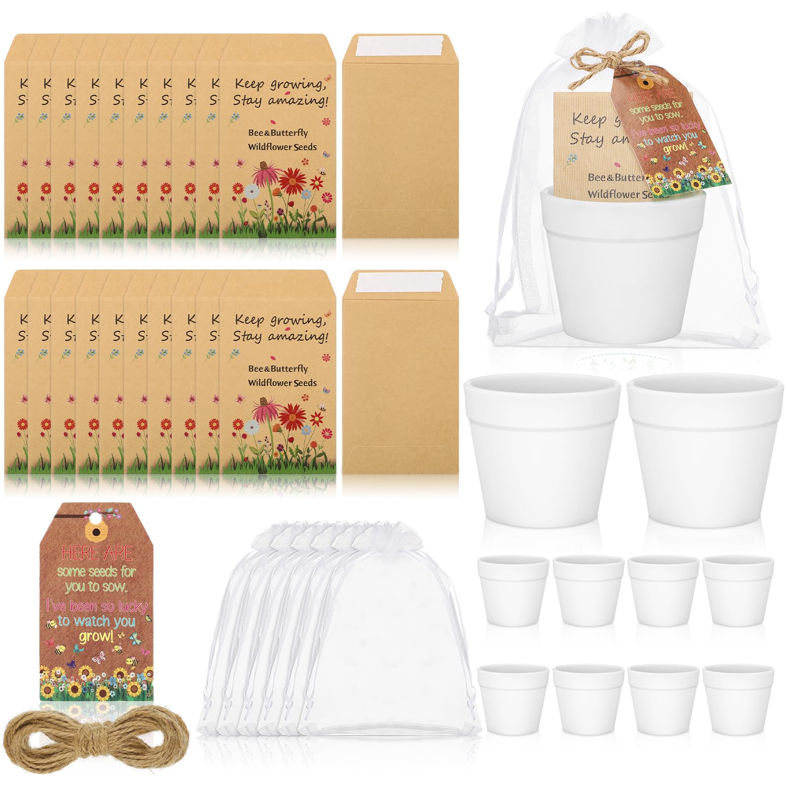 Ctosree seed bags and organza bags ready for elegant year-end gifts