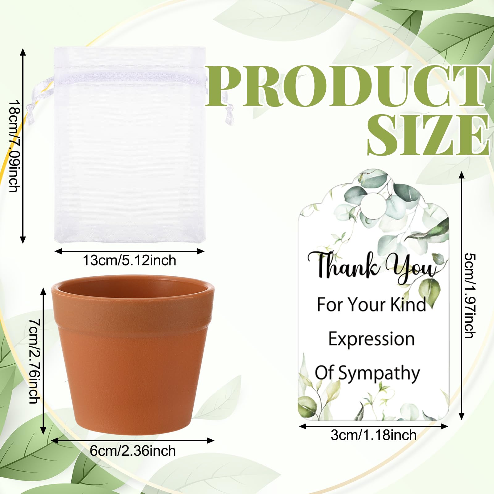 Ctosree mini potted plant offers a lasting tribute guests can nurture.