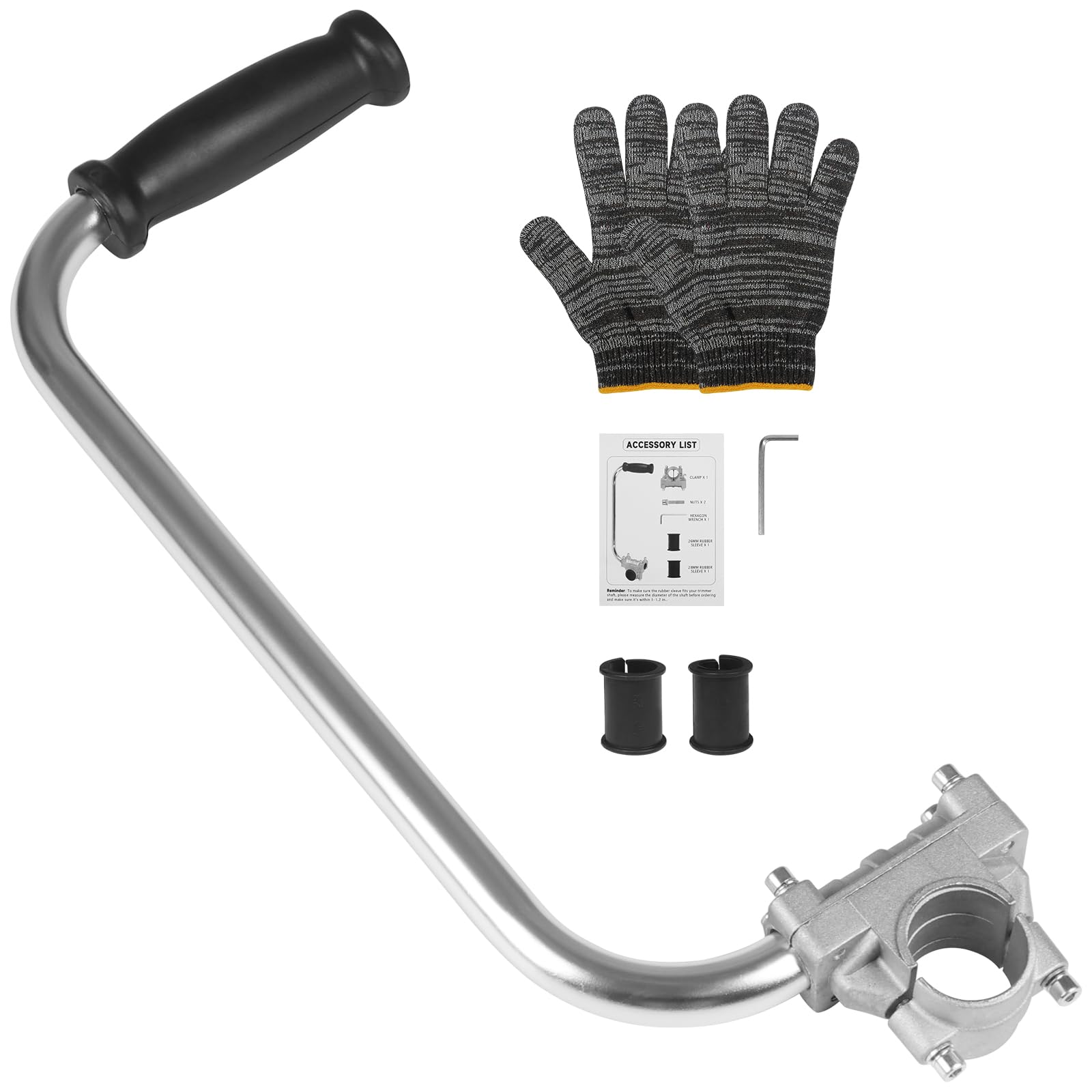 CTZYRR trimmer handle featuring a durable aluminum build for long-lasting yard use.