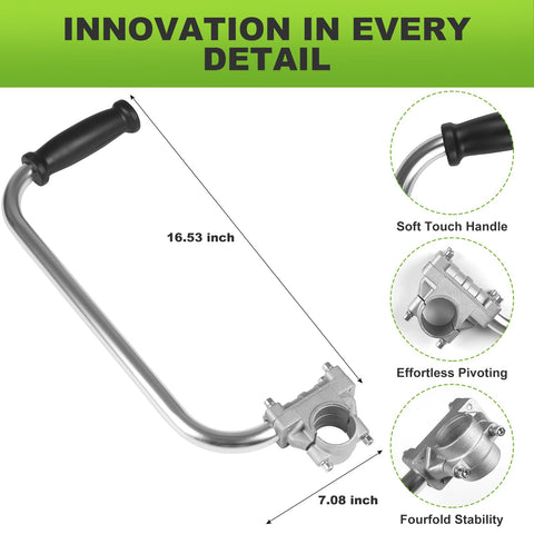 CTZYRR ergonomic grip on the trimmer handle enhances comfort during trimming.