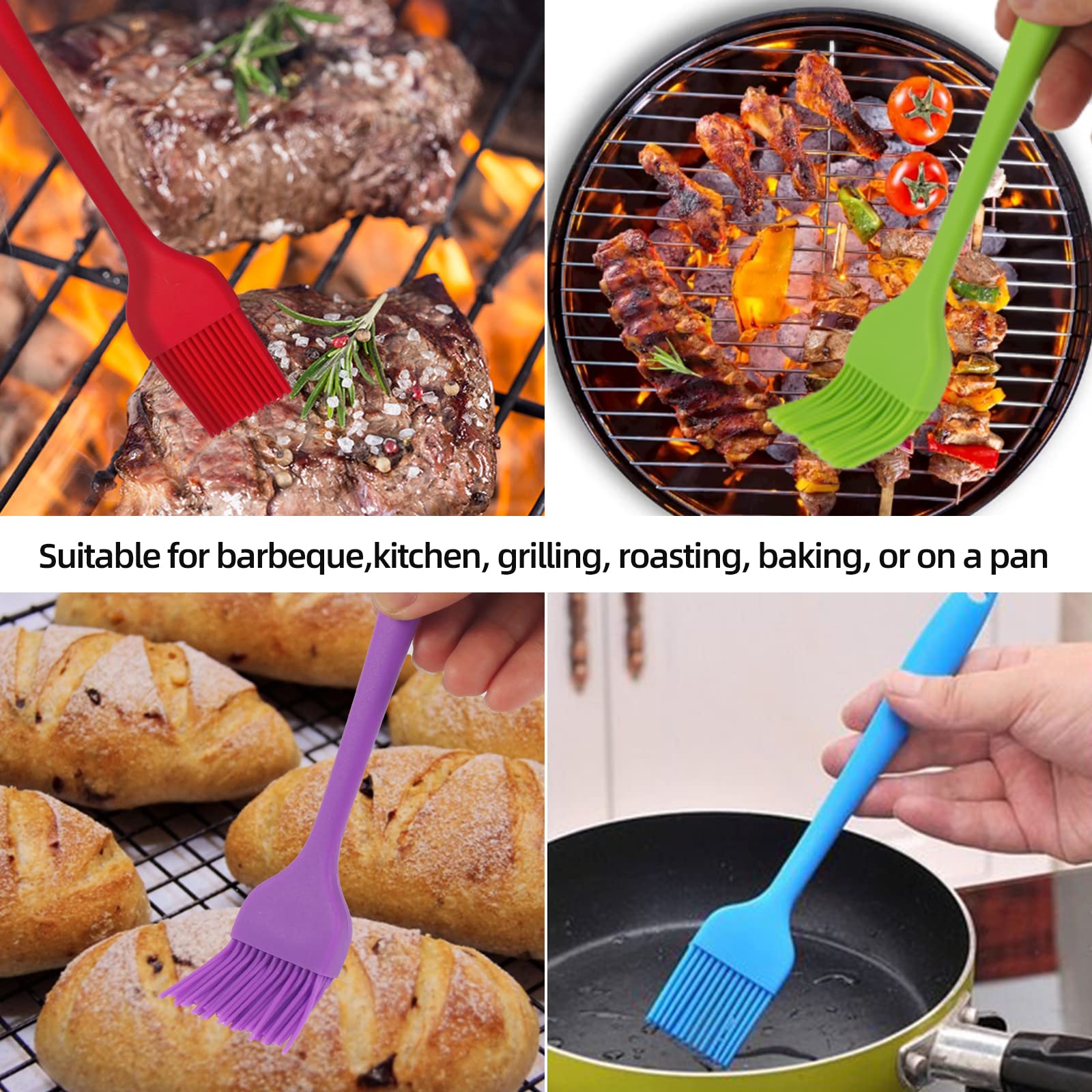 Cualork larger and smaller brushes included for versatile tasks.