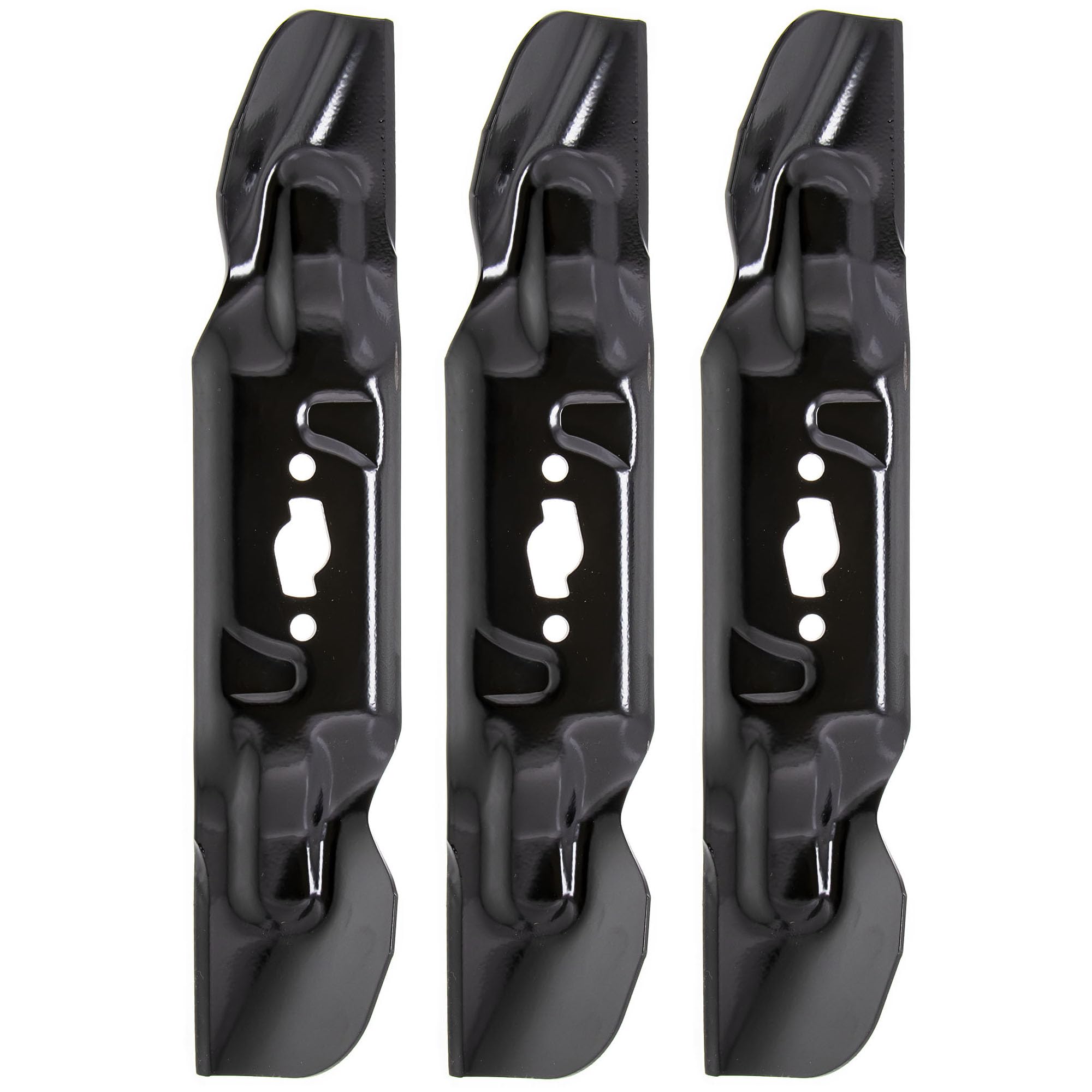 Cub Cadet 742P05094 high-lift blade front view improves cutting efficiency and bagging results.
