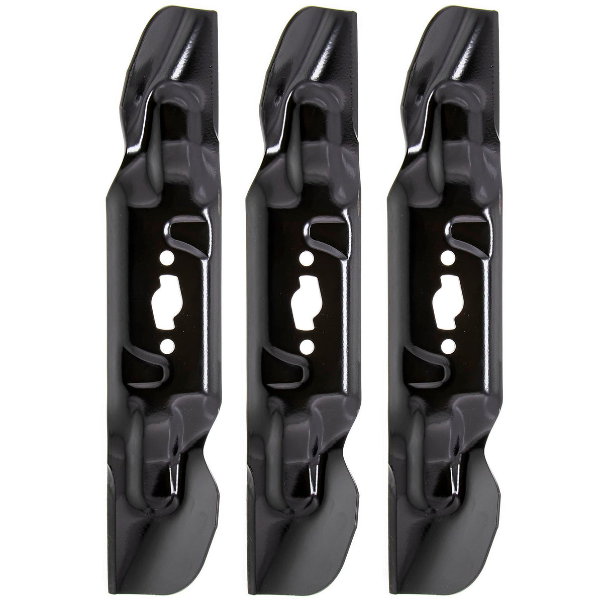 Cub Cadet 742P05094 high-lift blade front view improves cutting efficiency and bagging results.