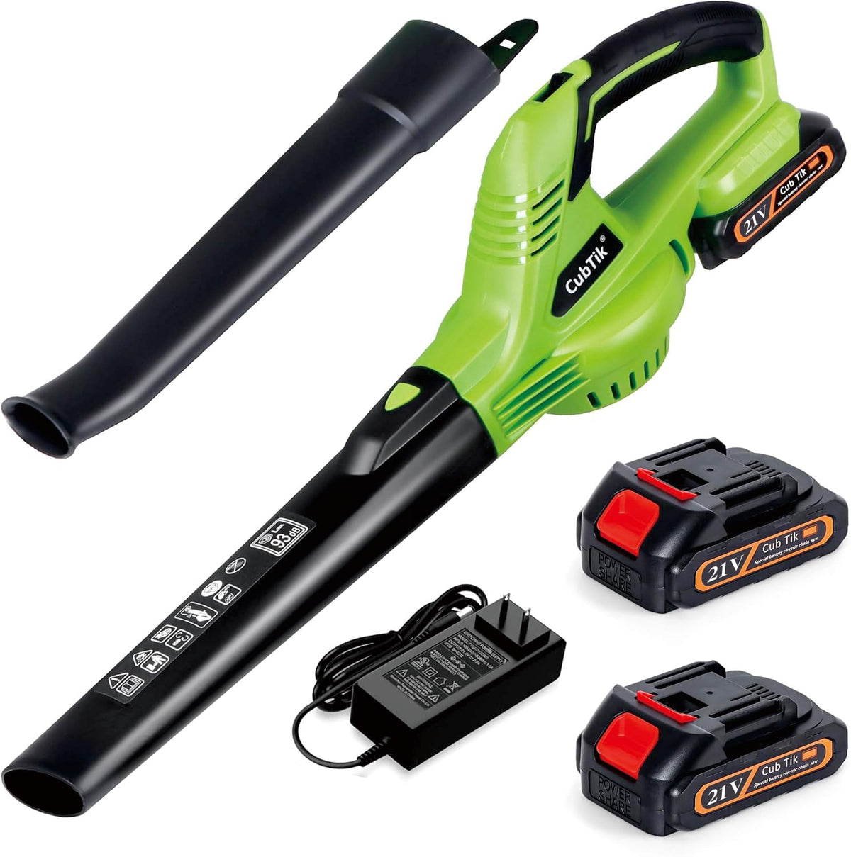Cub Tik cordless leaf blower, compact handheld design for quick yard cleanup