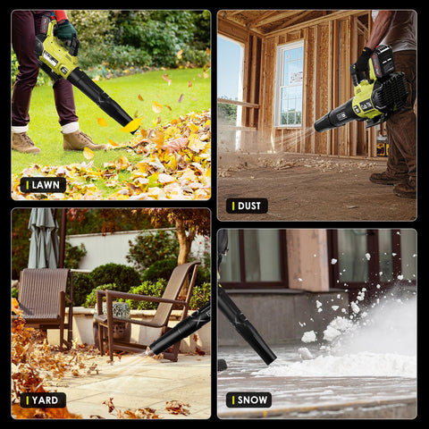 Expandable tubes extend reach for wide-area yard cleaning