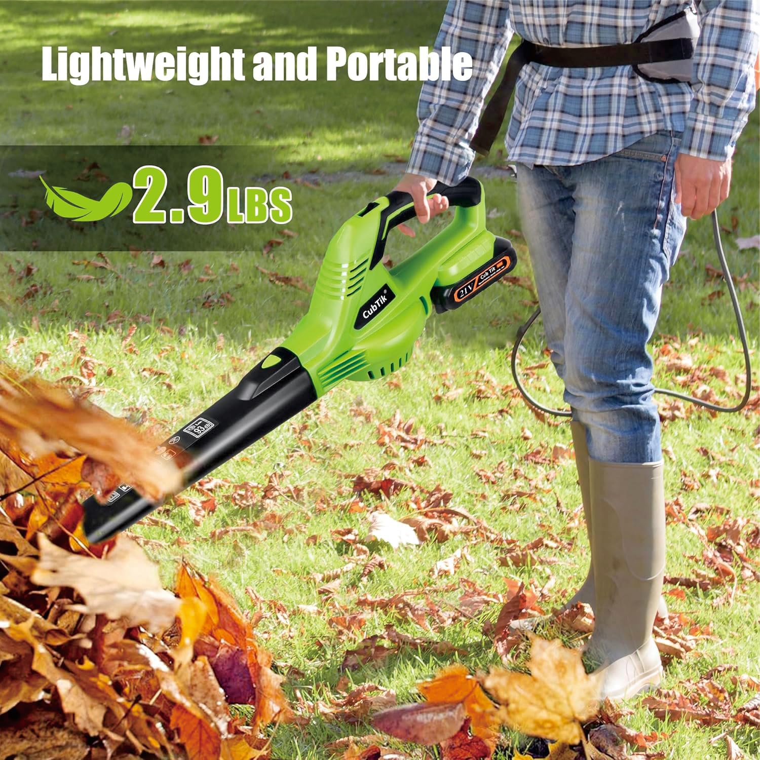 Cub Tik low-noise design minimizes neighbor disturbance