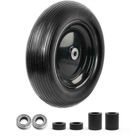 Cubesprings 13-inch wheelbarrow tire with flat-free design for maintenance-free use