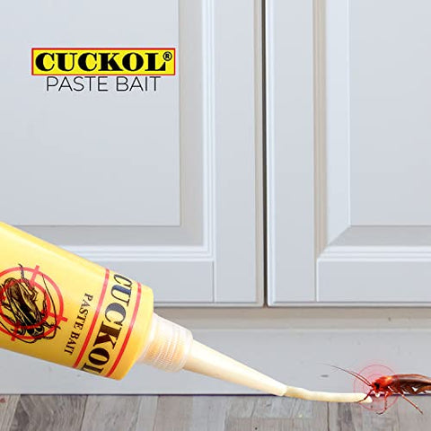 Cuckol boric acid formula roach bait highlights effective attractant-based control.