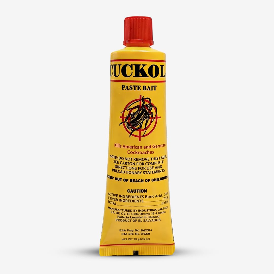 Cuckol cockroach gel bait 3oz tube for targeted roach control in kitchens.
