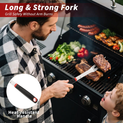 CuCut spatula serrated edge for clean cuts during grilling