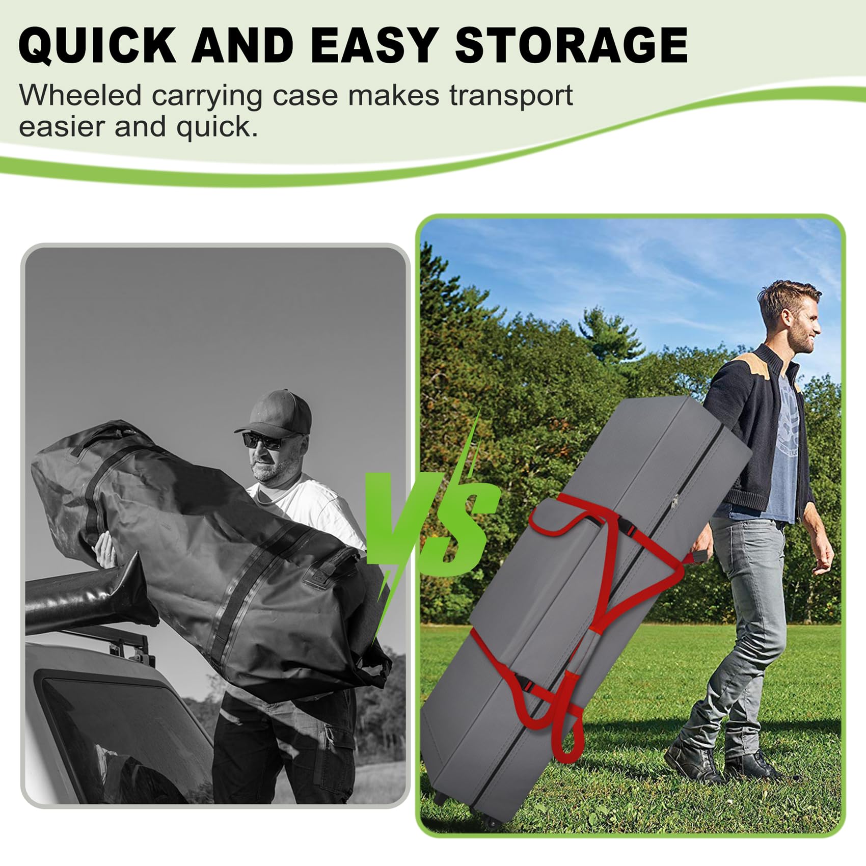 Cuddly Nest canopy bag middle-pocket lid keeps accessories organized