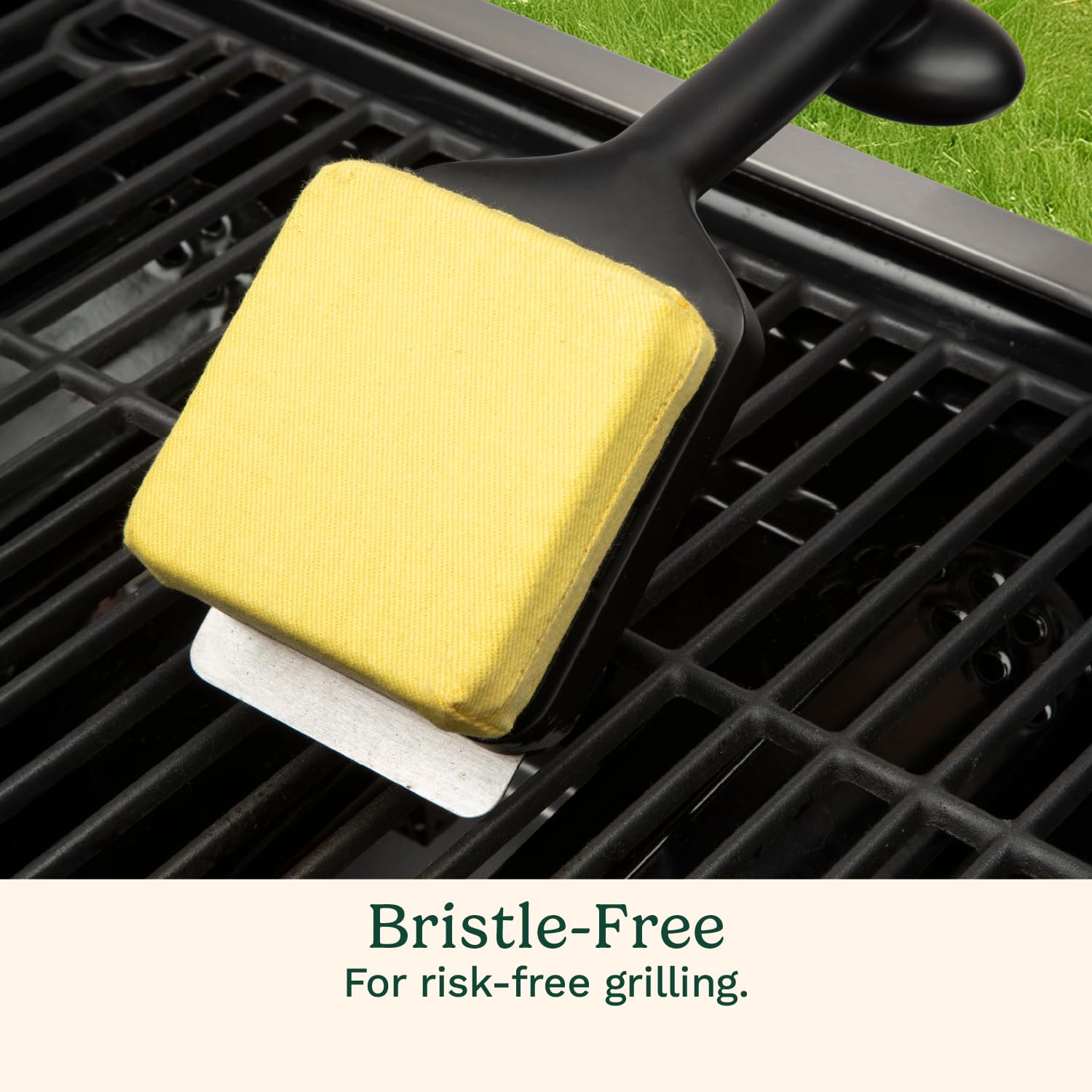 Cuisinart bristle-free design reduces brush risk during cleaning