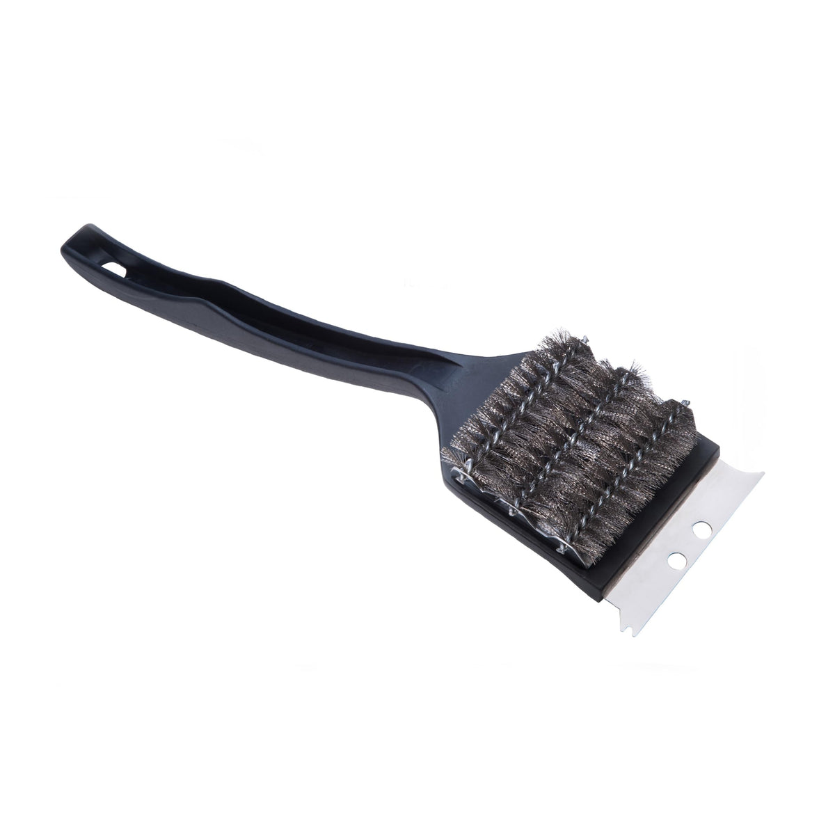 Cuisinart CCB-100 18-inch brush reaches every grill grate for thorough cleaning.