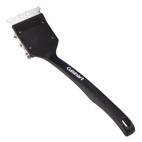 Cuisinart CCB-100 triple-bristles remove tough residue from grates quickly.