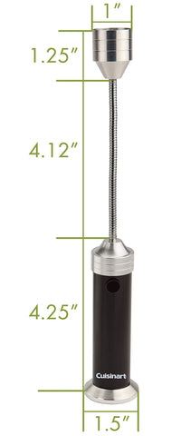 Cuisinart CGL-502 flexible gooseneck directs light precisely where needed.