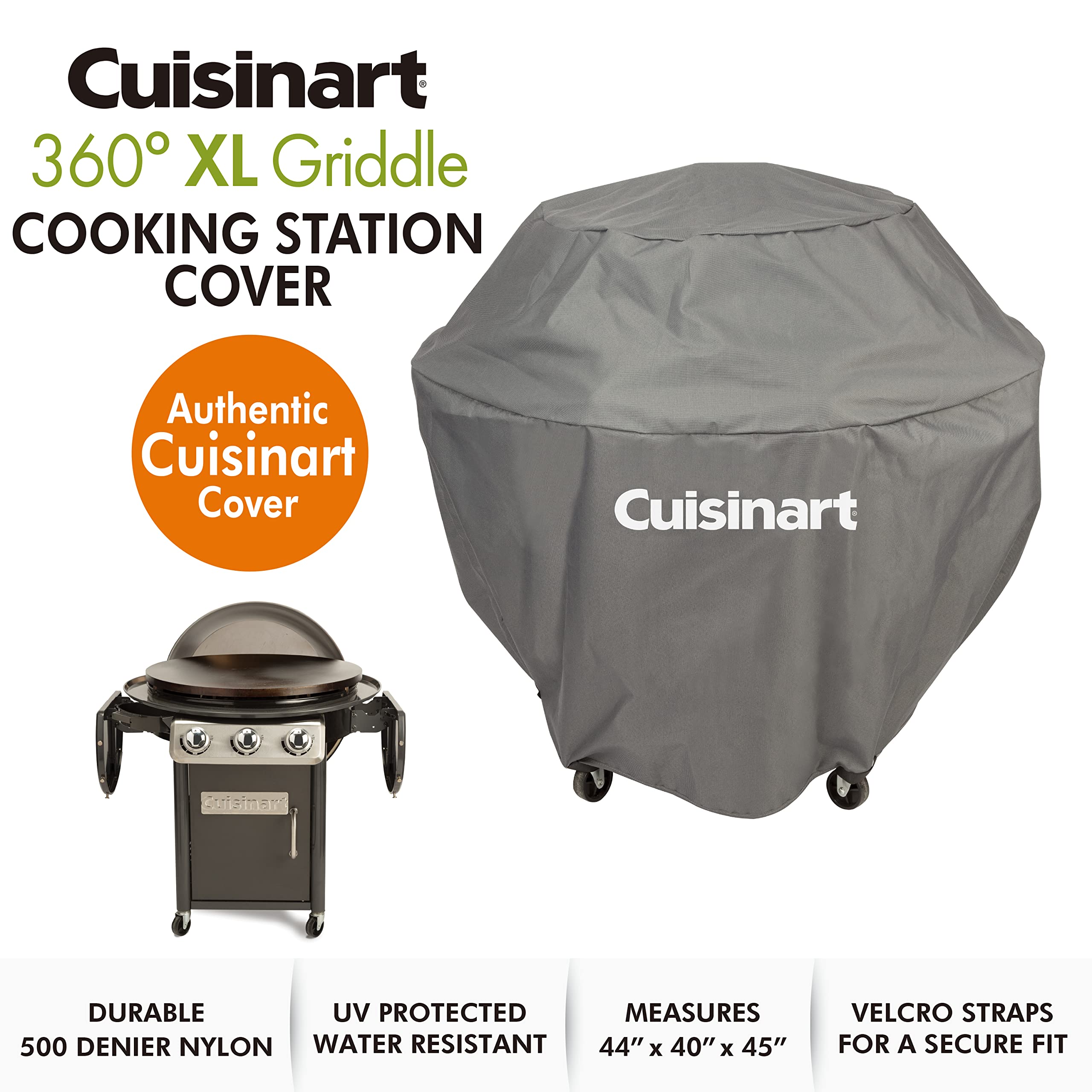Cuisinart CGWM-057 XL 360° griddle cover side vents aid moisture control