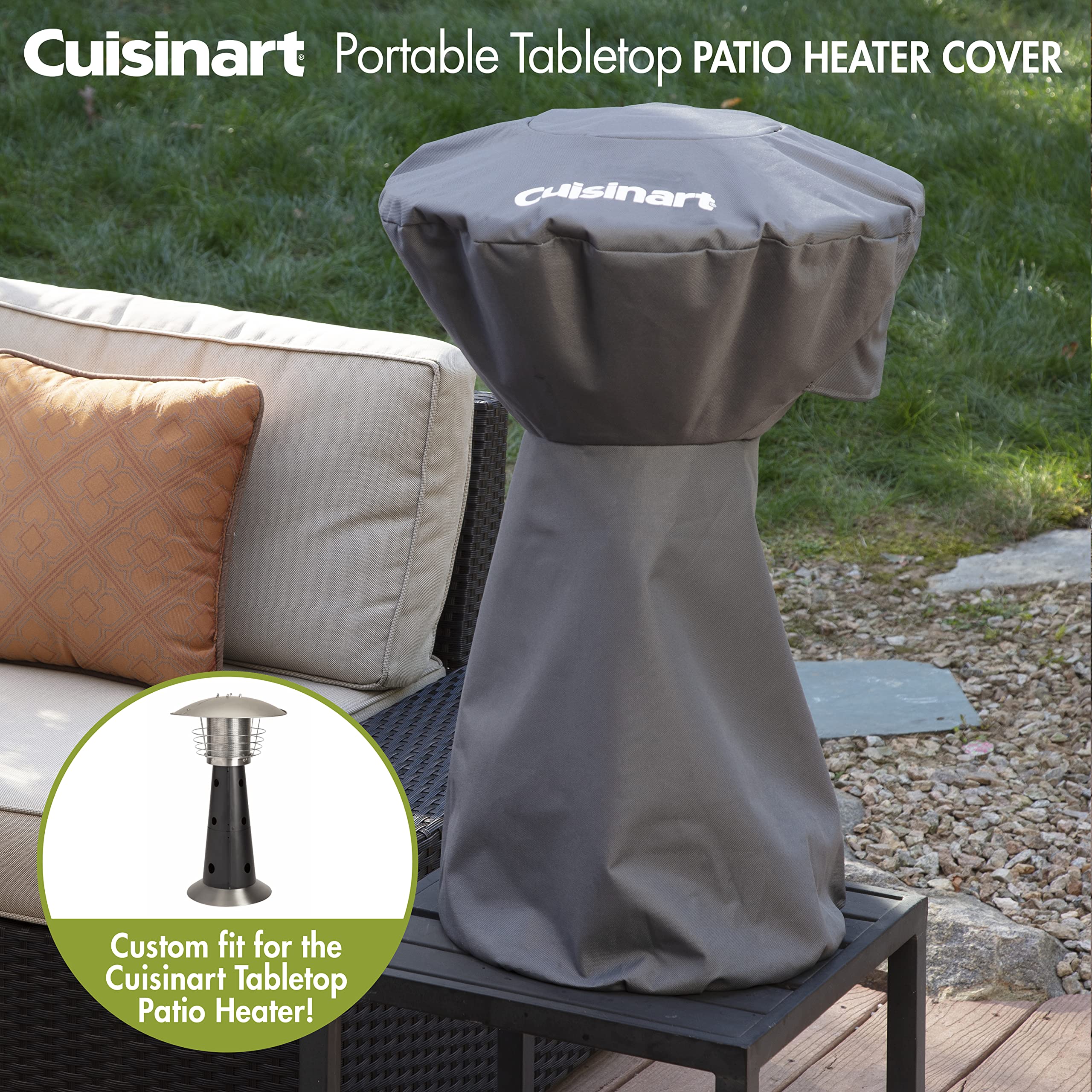 Cuisinart CHC-501 durable rip-resistant fabric shields COH-500 from elements.