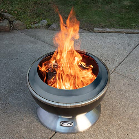 Cuisinart Cleanburn lightweight design with integrated handle for easy transport.
