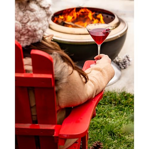 Cuisinart Cleanburn modern outdoor fireplace enhances patio aesthetics.