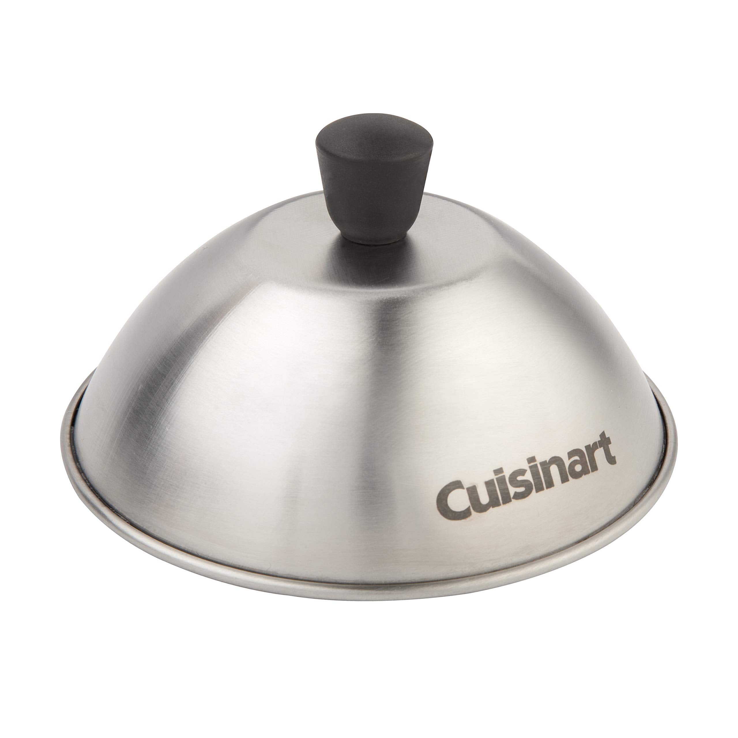 Cuisinart CMD-388 two-pack melting domes arranged for grilling prep.