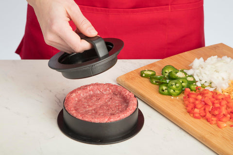 Cuisinart CSBP-200 quarter-pound patty setting for small, even burgers.