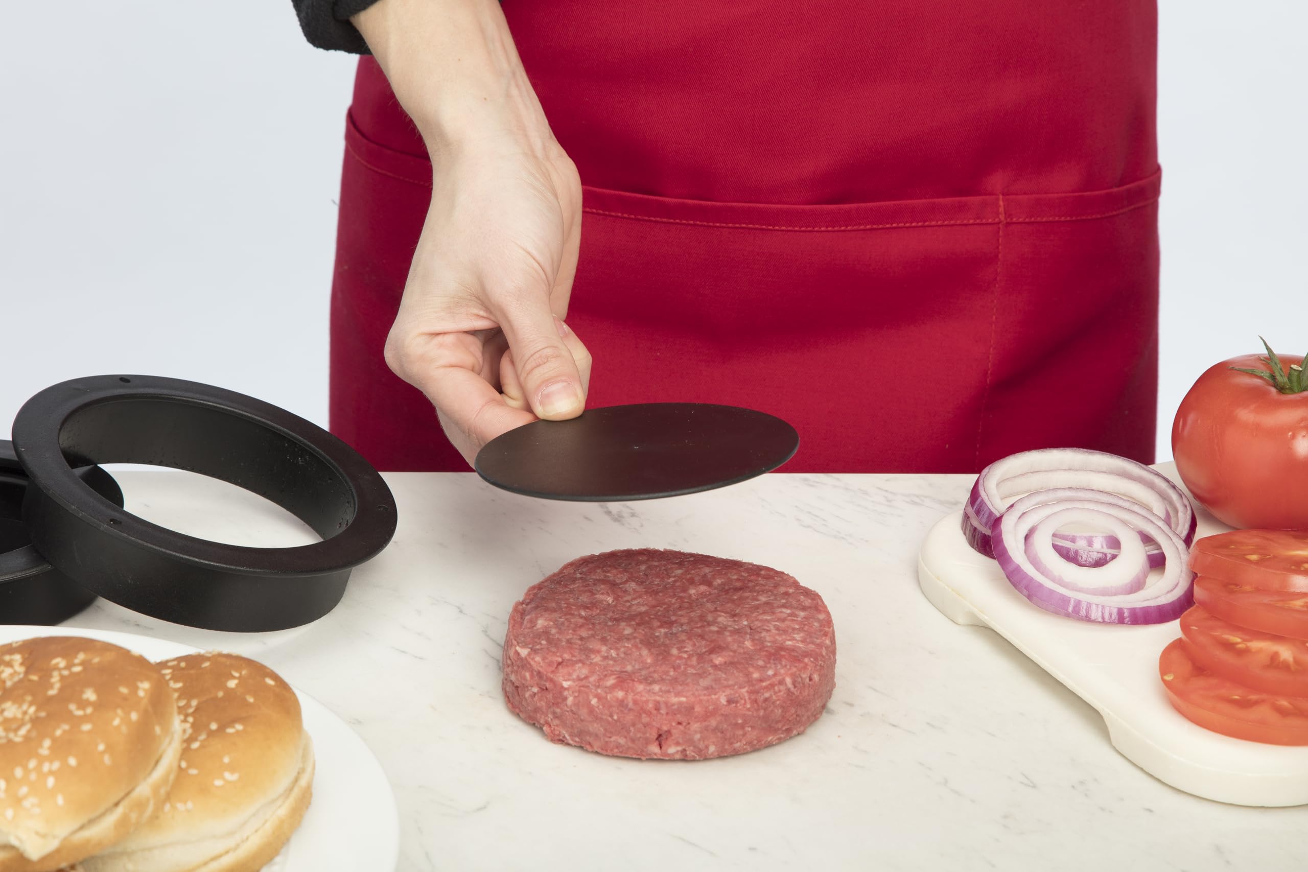 Cuisinart CSBP-200 stuffed burger feature for creative flavor-filled burgers.