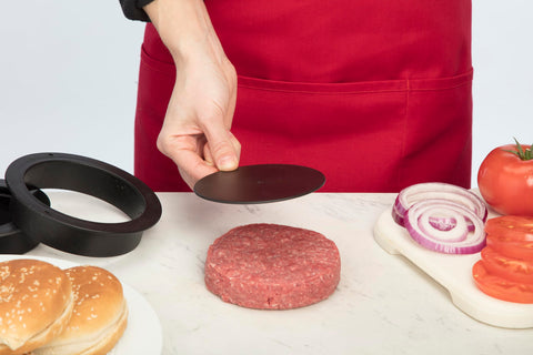 Cuisinart CSBP-200 stuffed burger feature for creative flavor-filled burgers.