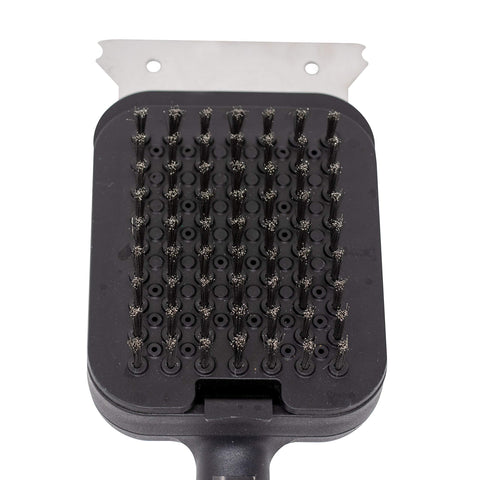 Cuisinart CSBS-777 brush head close-up showing stainless steel scraper