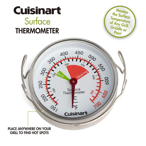 Cuisinart CSG-100 with two-wire handles for easy repositioning on hot surfaces