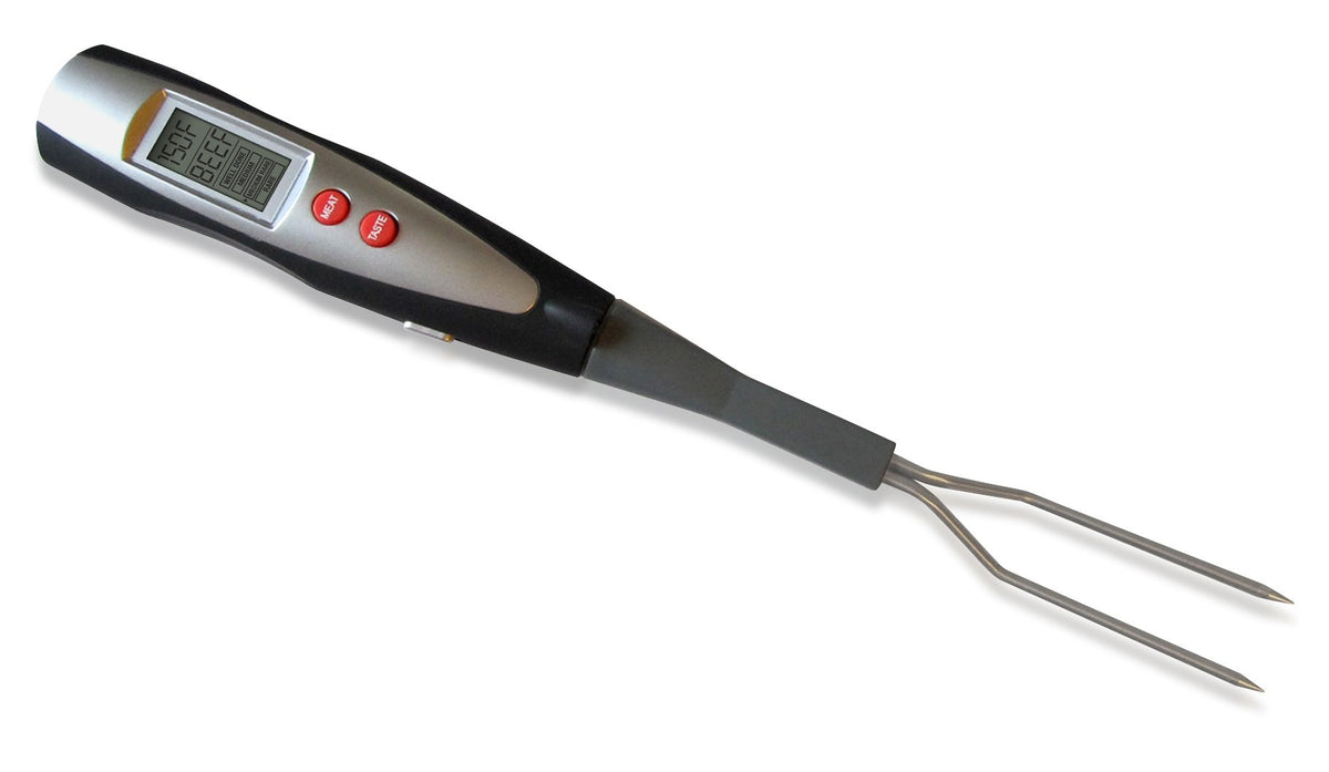 CTF-615 digital temperature fork with LCD display for precise doneness control.