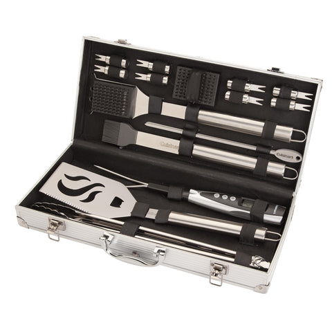 Cuisinart Deluxe Grill Tool Set spatula and tongs for precise flipping