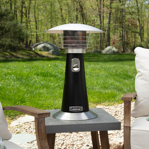 Cuisinart dining-ready warmth for cozy al fresco meals.