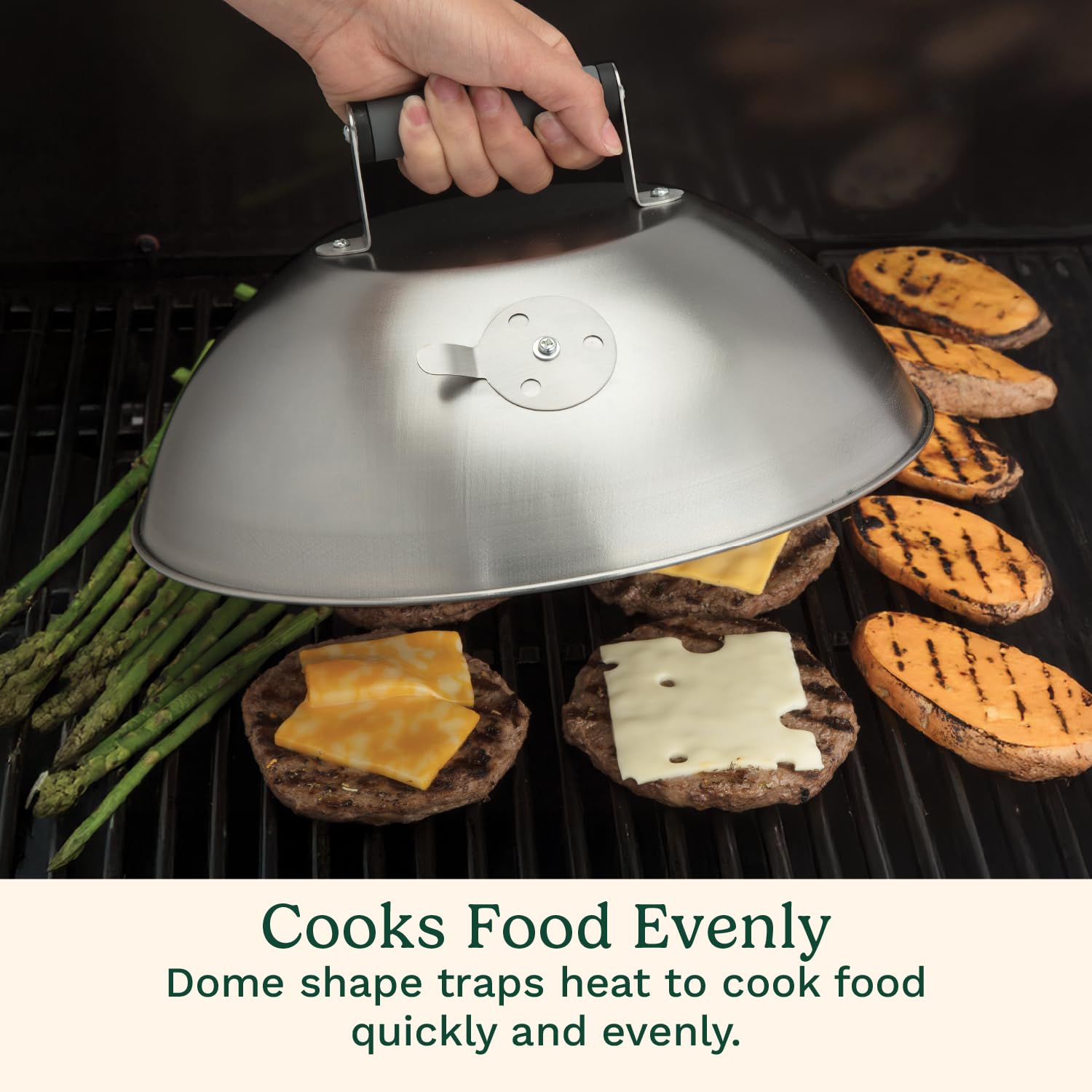Cuisinart dome steams vegetables while preserving moisture and nutrients