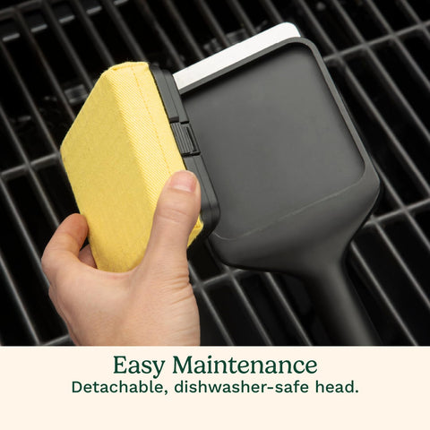 Cuisinart Grill Renew ergonomic handle provides leverage for stubborn messes