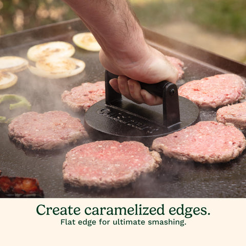 Cuisinart press designed for griddle and grill use on flat surfaces.