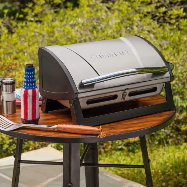 Cuisinart Grillster reaches over 600°F for fast searing and even cooking