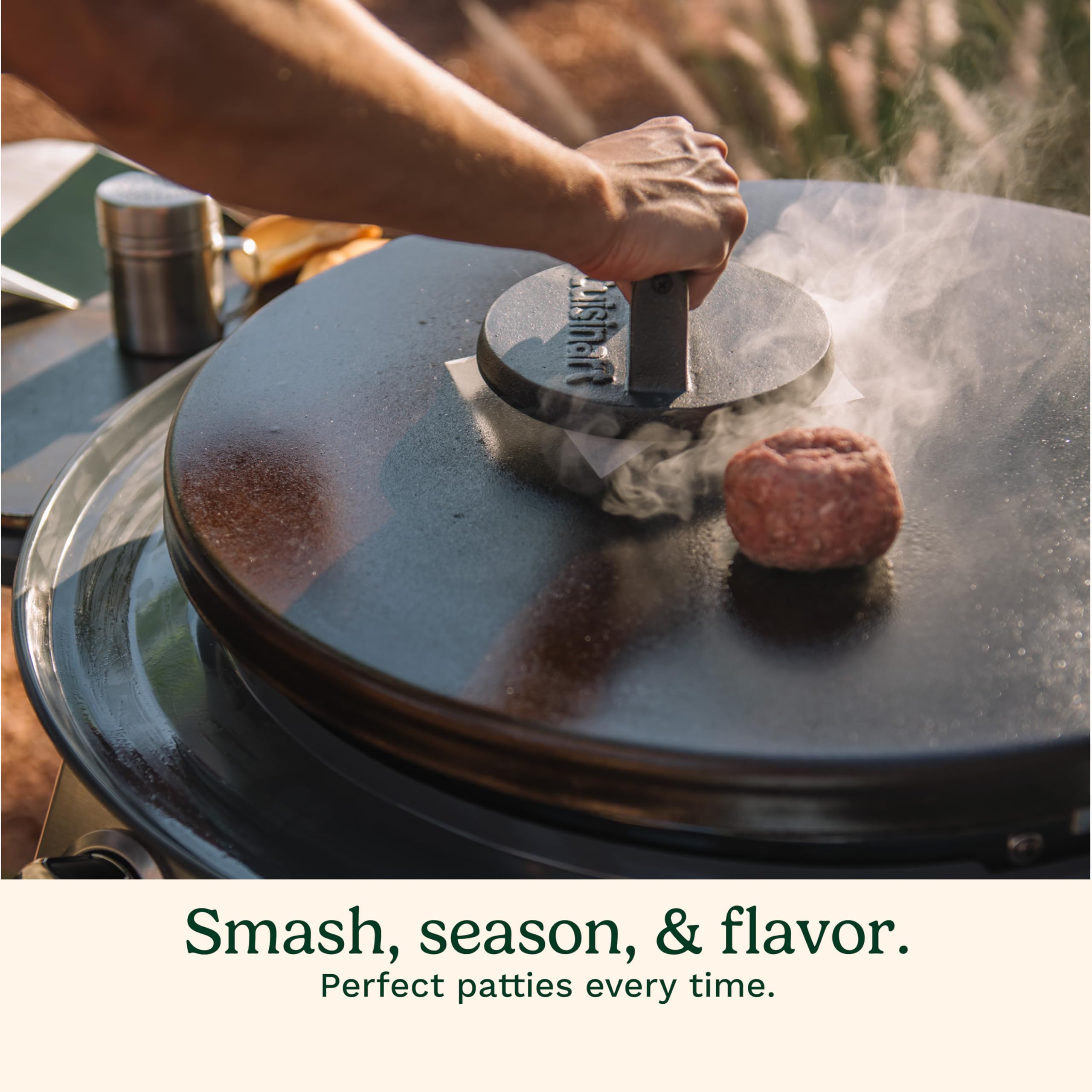 Cuisinart heavy-duty cast-iron construction stands up to frequent smashing.