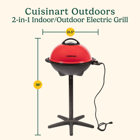 Cuisinart grill shown for tabletop indoor use