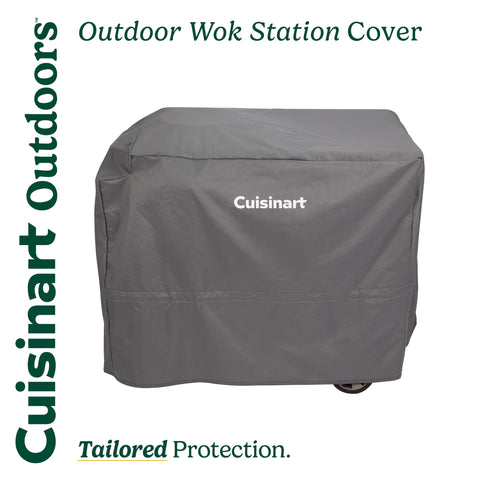 Cuisinart Outdoor Wok Station Cover with vented sides for airflow and moisture control