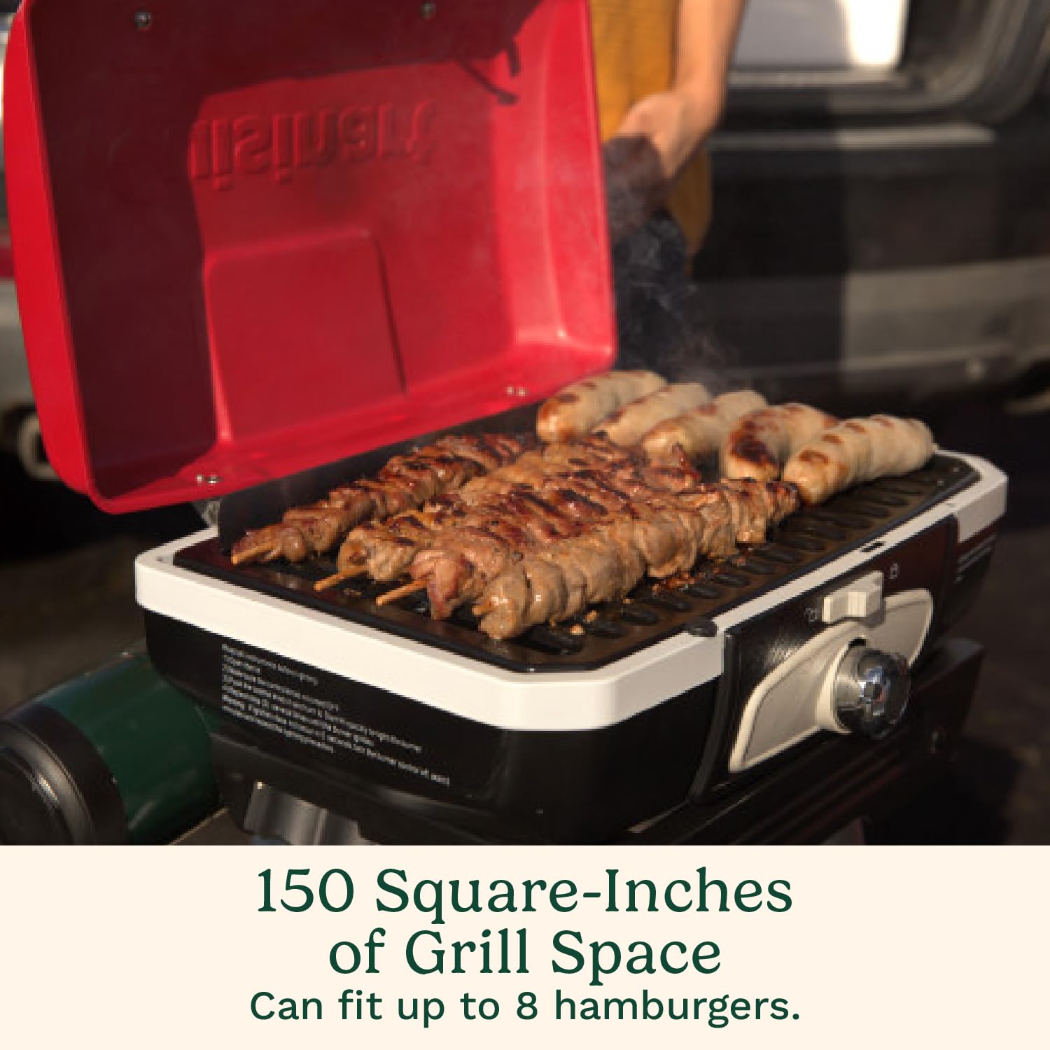 Cuisinart Petite Gourmet dishwasher-safe grates simplify cleanup after grilling.