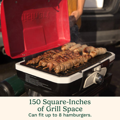 Cuisinart Petite Gourmet dishwasher-safe grates simplify cleanup after grilling.