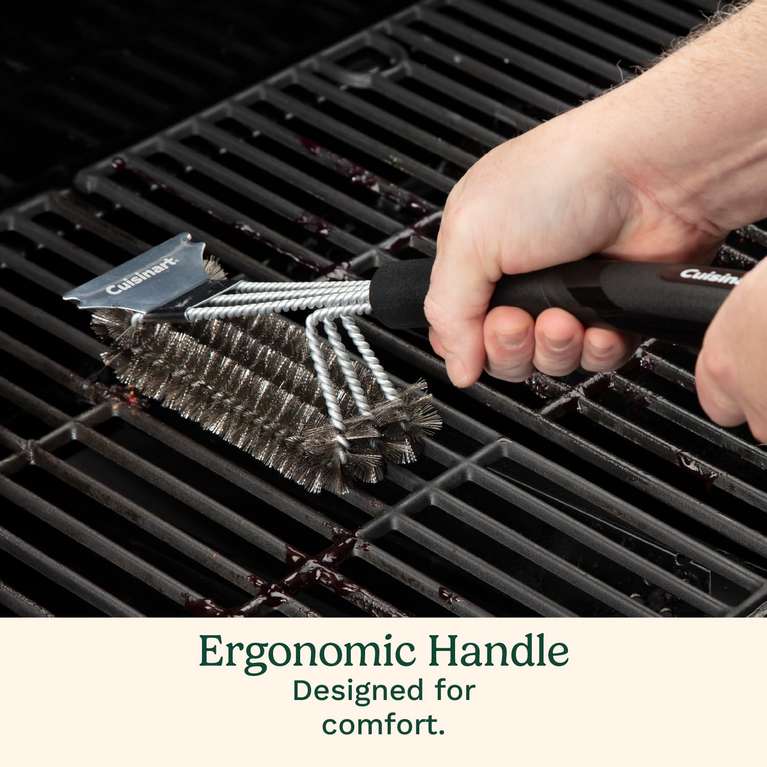 Cuisinart Rust-Resistant Stainless Frame for durable outdoor use.