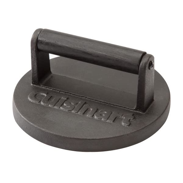 Cuisinart Smash Burger Kit press in action shaping 6-inch patties