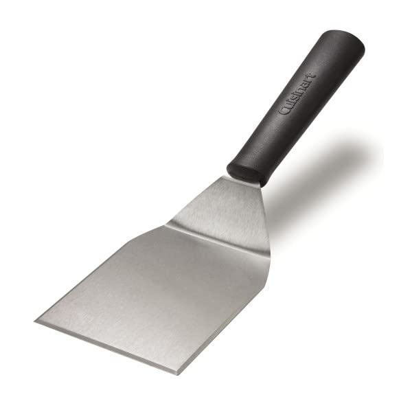 Cuisinart Smash Burger Kit spatula edge sliding under burgers
