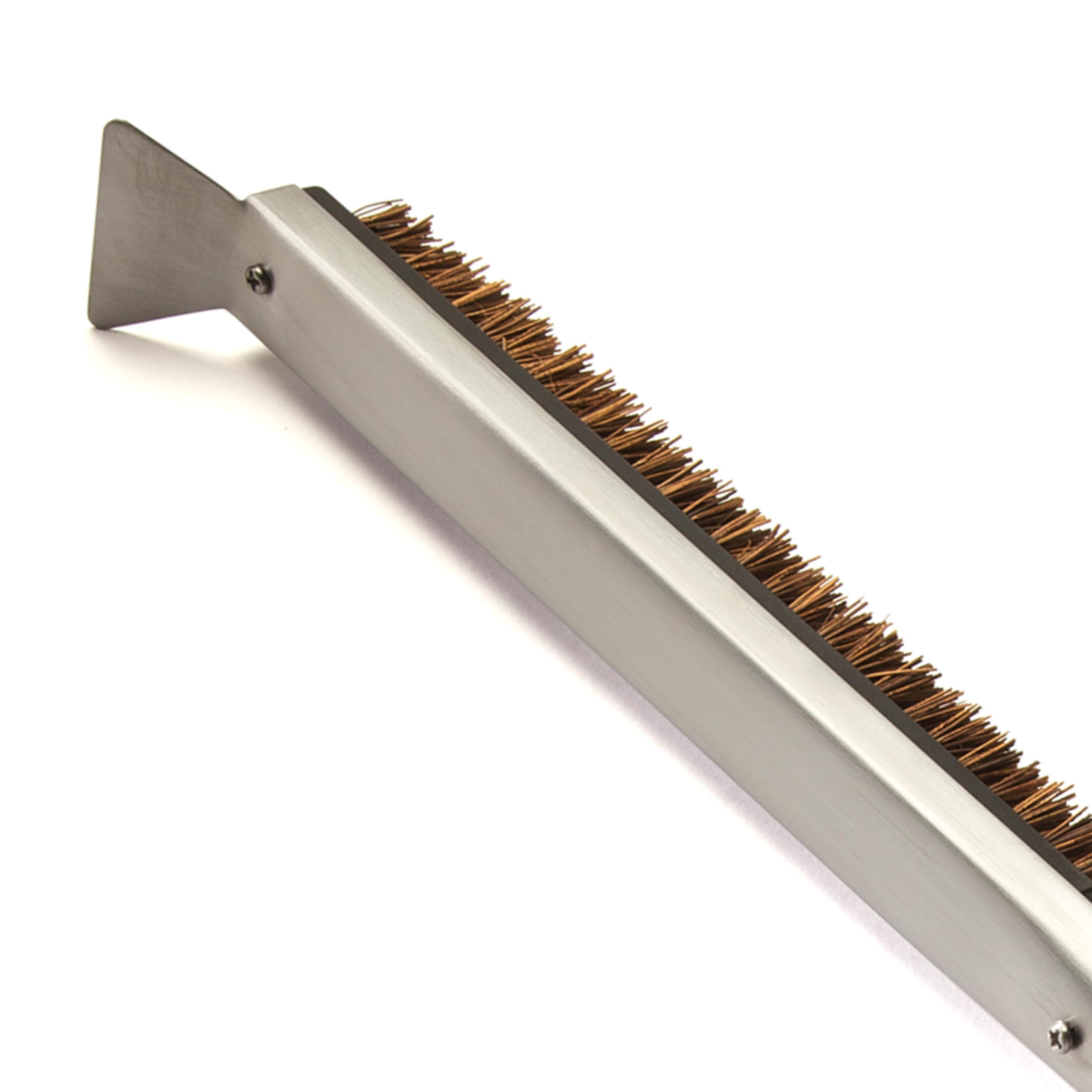 Cuisinart stainless steel scraper with notches for tough debris